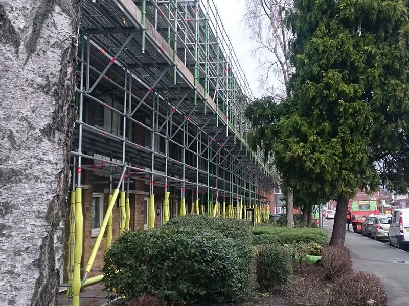 refurbishment scaffolding