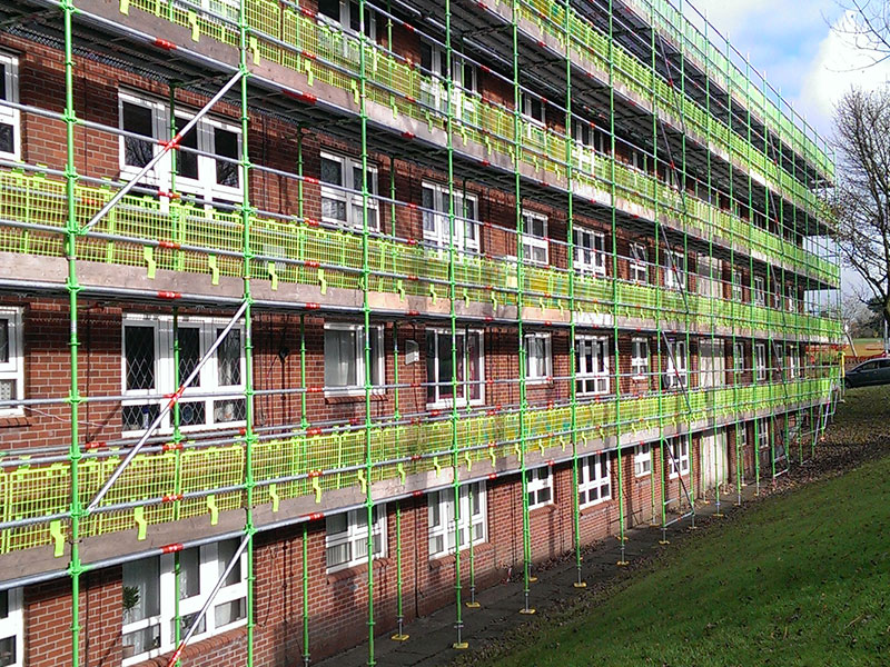 refurbishment scaffolding